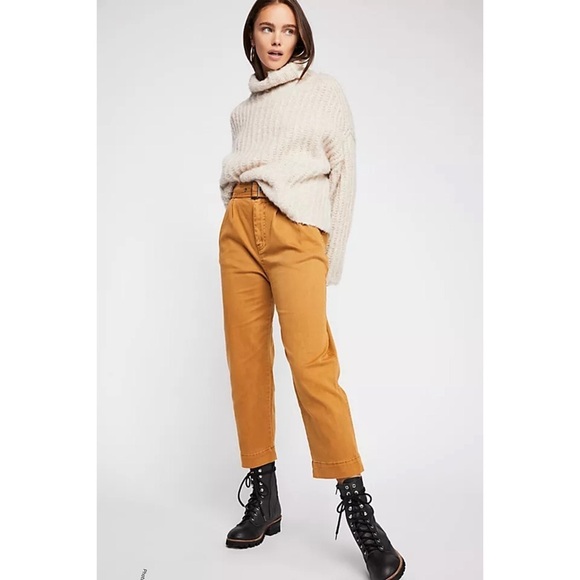 Free People Pants - Free people Seamed Like The Real Thing Trousers size 8